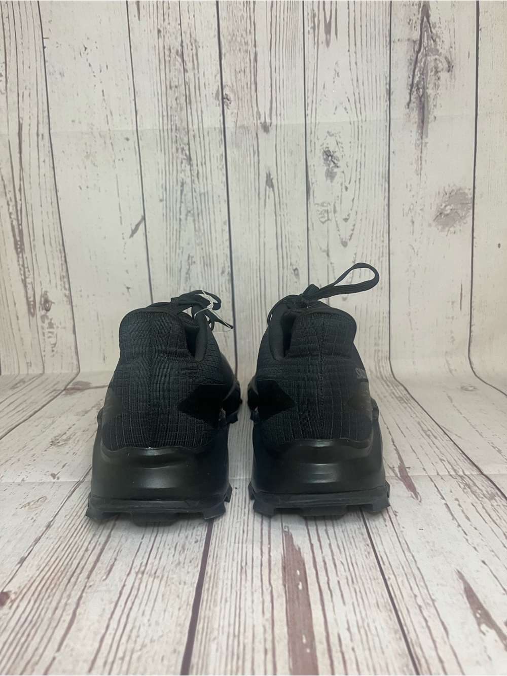 Salomon Men's Black Athletic Trail Shoes - Picture 6 of 8
